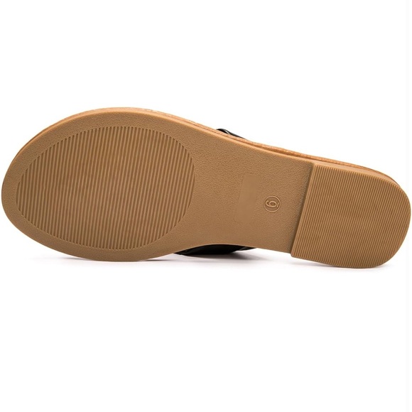 Women's Black Sandals NWOT Size 9 - Picture 3 of 3